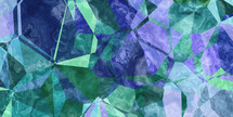 marble polygon wallpaper in teal navy blue green purple