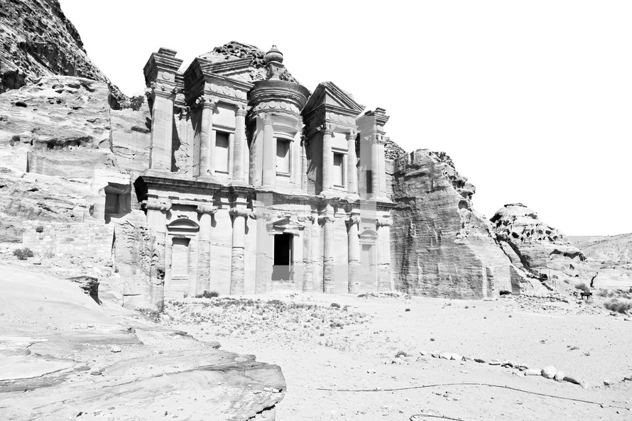 monastery in Petra Jordan 