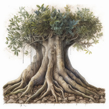 Olive Tree Drawing