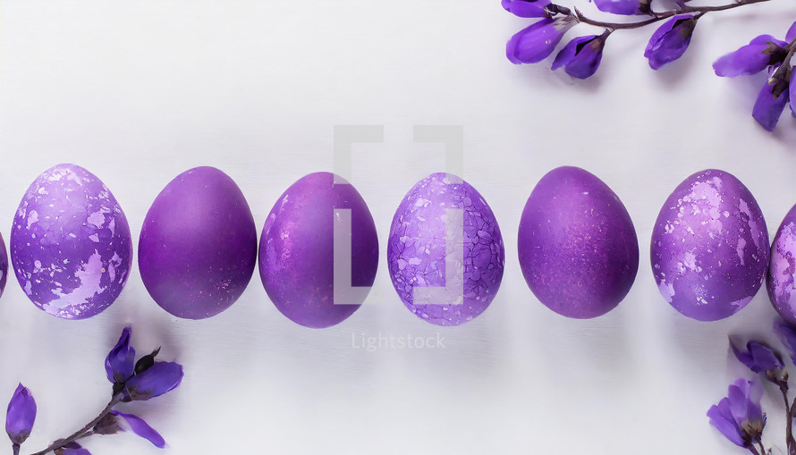 Purple Easter Eggs