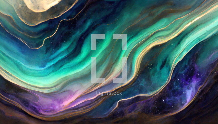 dramatic night time sky abstract design