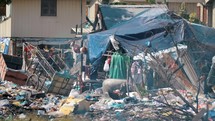 Climate Change Trash Dump Plastic Global Warming Planet Earth Home Helpless Garbage Polution Hazards 4K