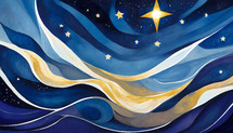 Starry sky Illustration