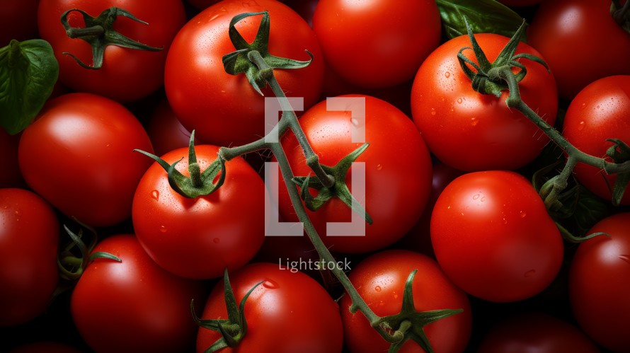 Fresh Tomato Wallpaper Generative AI