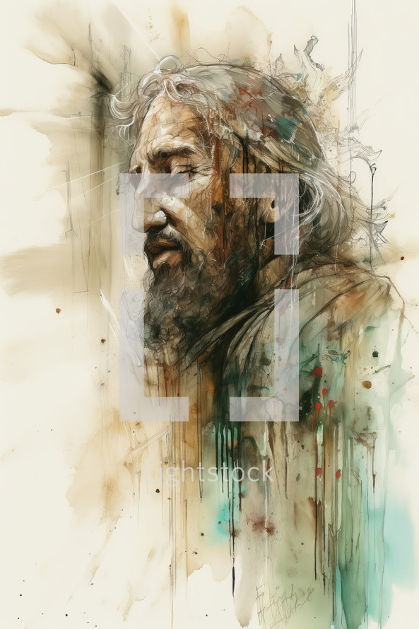 Painting of Apostle in the Bible