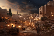 Twilight over Ancient Bethlehem: A Historical Tableau