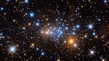 Realistic depiction of the Open Cluster, emphasizing its older stellar population and rich starry field Generative AI