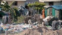 Garbage Polution Hazards Climate Change Global Warming Planet Earth Home Helpless Dump Trash Plastic 4K