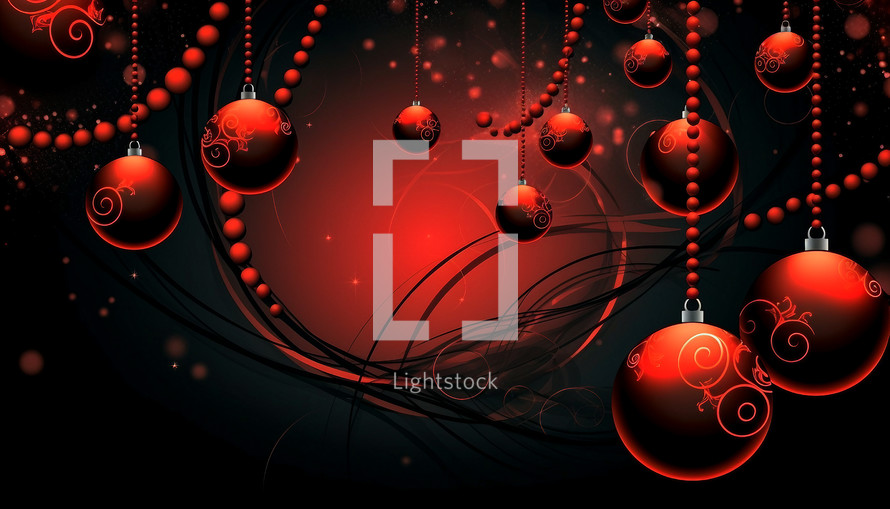 Christmas background. with red matte color