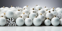 Christmas Withe Balls