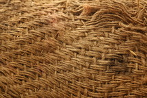woven burlap thread 
