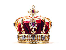Royal Crown Isolated on a White Background