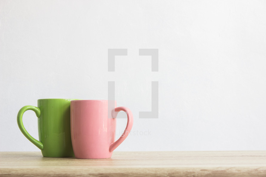 two coffee mugs 