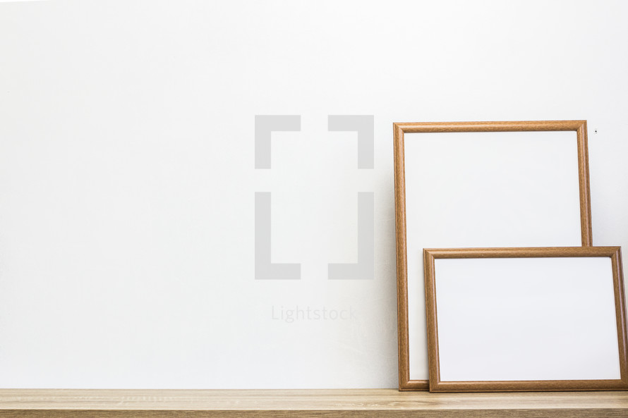 blank framed signs 