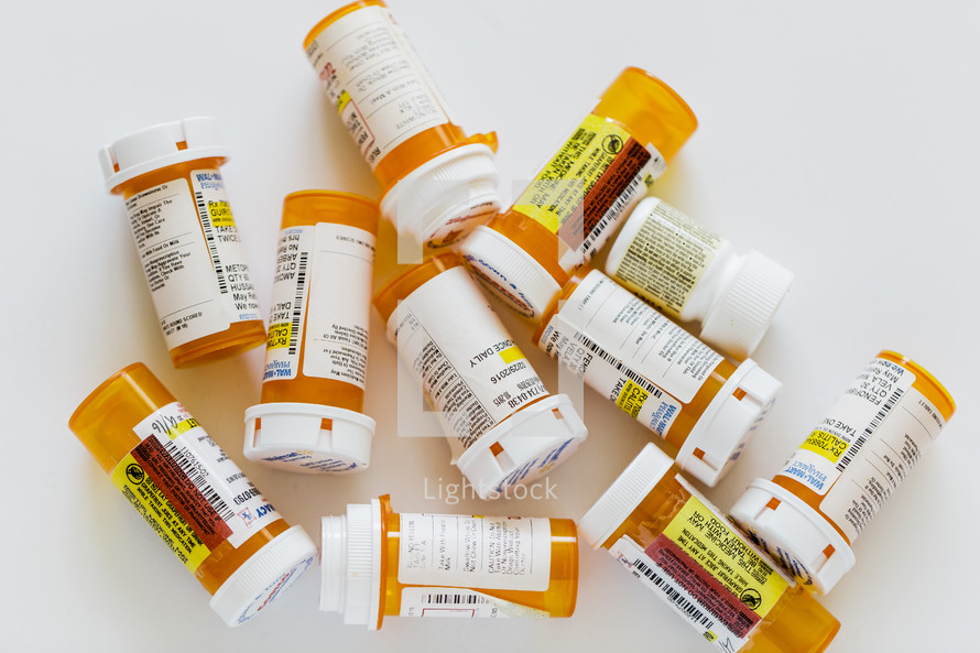 prescription medicine bottles 