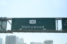101 Hollywood street sign 