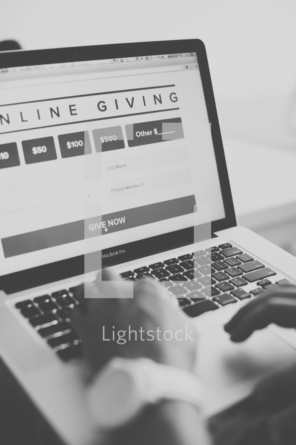 Online giving 