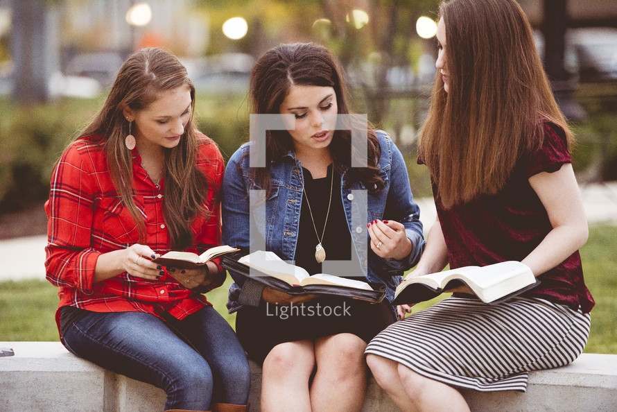 young women's Bible study group 