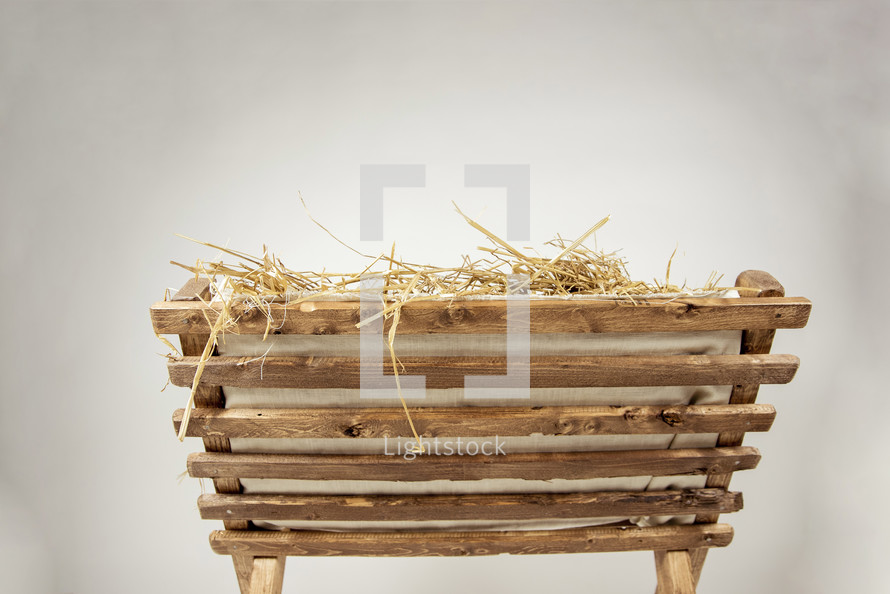 hay in a manger 