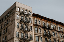 Apartment building in Little Italy in NYC