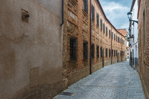 street of the nuns in Coria, Caceres, Extremadura, Spain