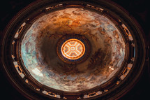 paintings on a dome 