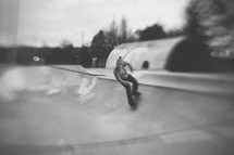 skateboarding ramp