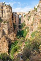 View of the New Bridge of Ronda, Andalusia, Spain