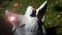 angel statue - angelic messenger 
