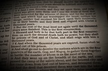 Revelations 20:5-6 