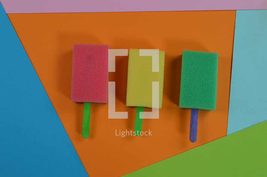popsicle craft background 