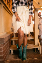teal cowgirl boots 