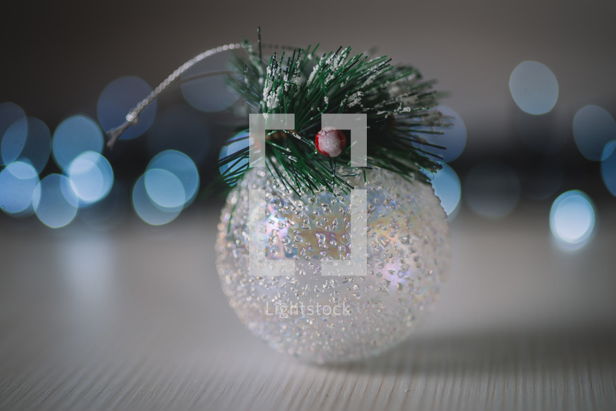 Glass Christmas tree toy