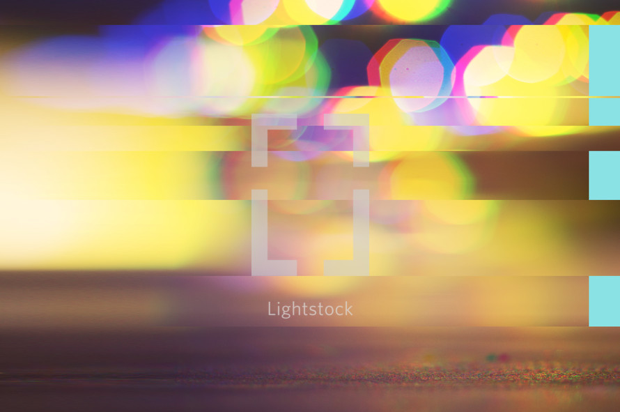 yellow lights abstract background 