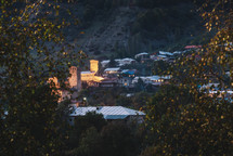 Autumn in the old mountain village