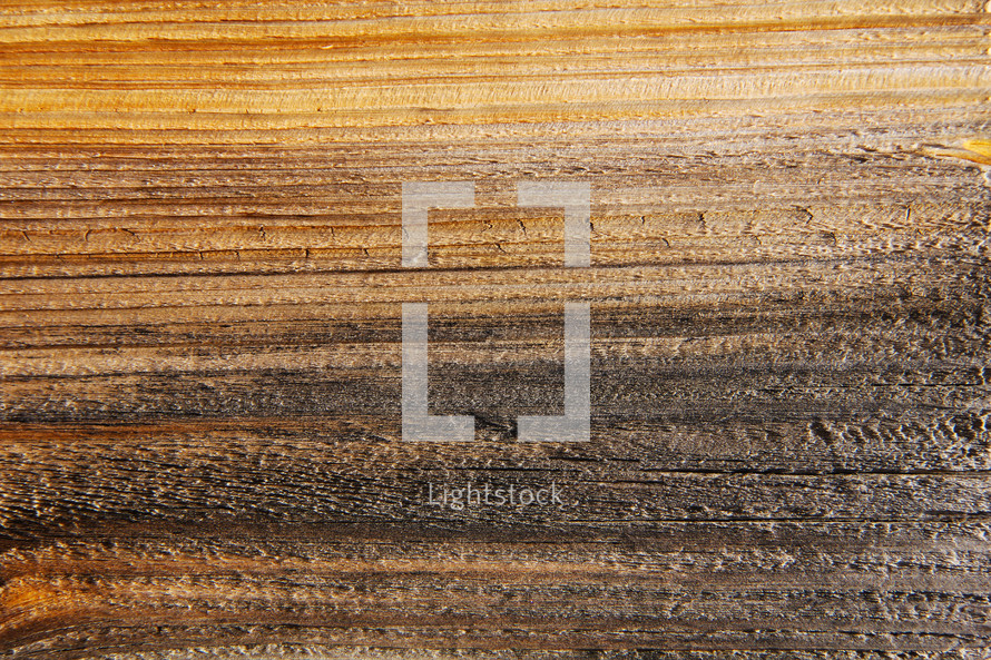 Wood grain on reclaimed timber slats 