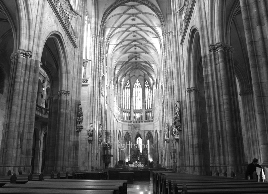 St. Vitus Cathedral Prague interior 