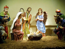 Large nativity scene