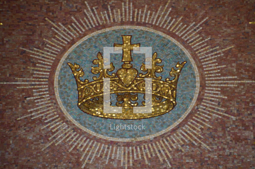 crown tile mosaic 