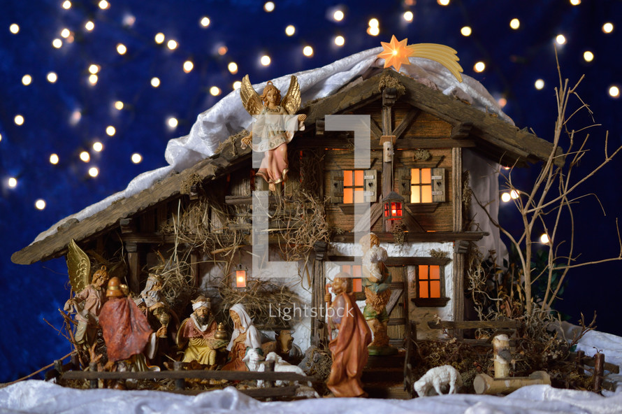 A nativity scene 