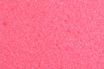 close-up of pink sponge surface as texture background