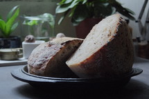 Making bread - cut loaf