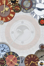 clocks and time background 