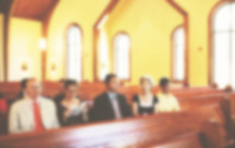 Church Congregation Service Blurry