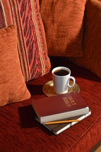 comfortable bible study at home