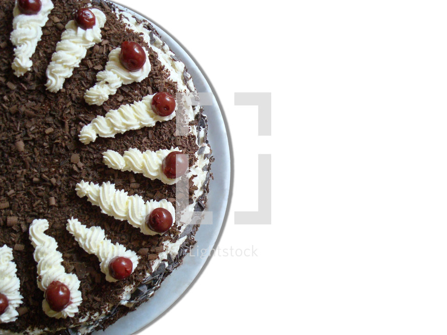 Birthday German balck forest cake.