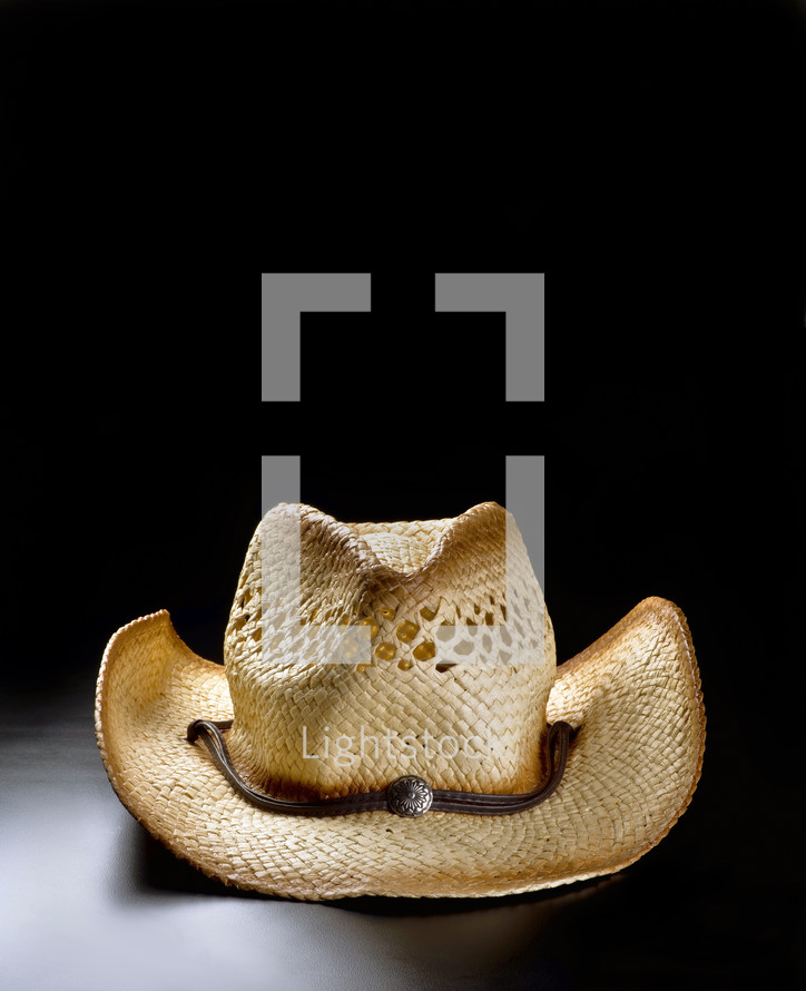 straw cowboy hat 