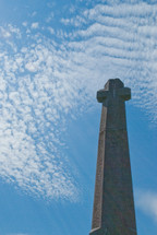 Stone cross monument