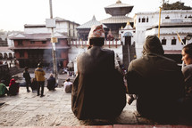 people visiting Tibet