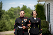 military couple 